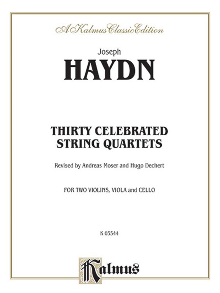 Thirty Celebrated String Quartets, Volume II